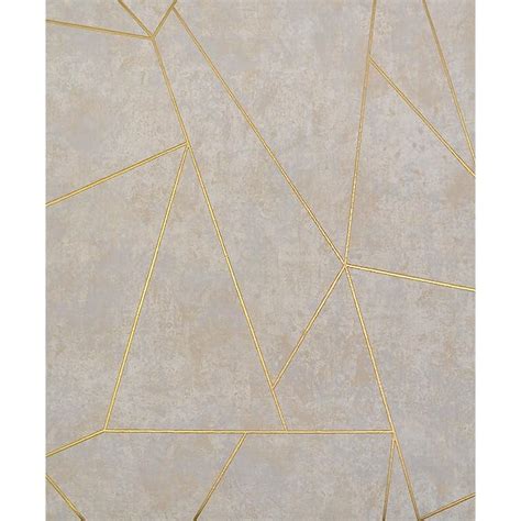 Buy York Wallcoverings Antonina Vella Modern Metals Nazca Neutral And