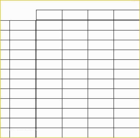 Free Blank Chart Templates Of 10 Best Blank 2 Column Chart Template 4