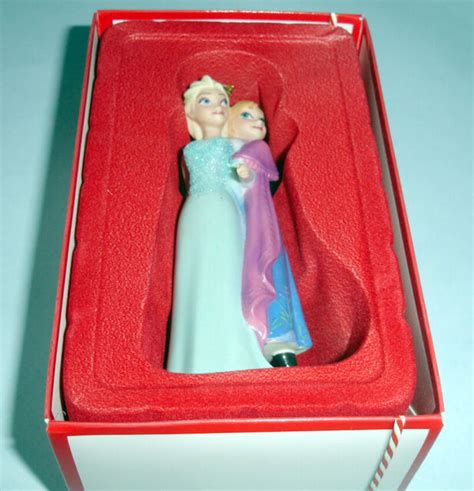 Lenox Disney Showcase Frozen Elsa And Anna Christmas Ornament New In Box