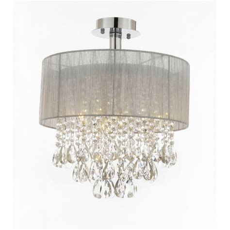 These light fixtures are fixed close to the ceiling. 40 Inspirations of Flush Mount Chandelier And Ceiling Lights