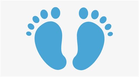 Feet Baby Foot Print Blue 750x750 Png Download Pngkit