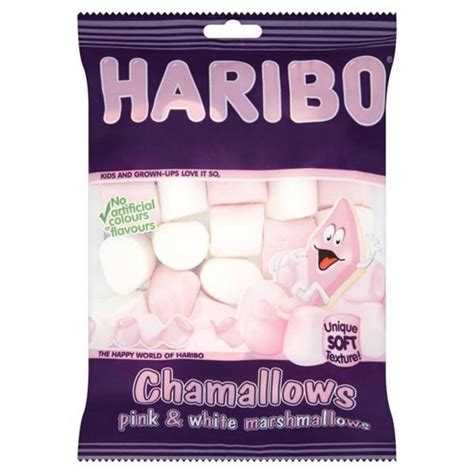 Haribo Chamallows Pink And White Marshmallows 150g Approved Food