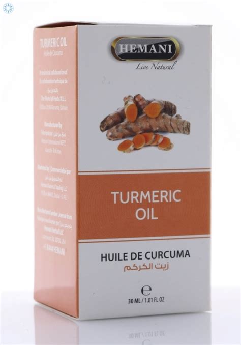 Health Hair Oil Hemani Turmeric Oil 30ml