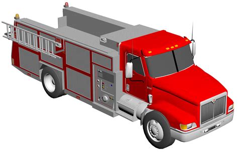 Fire Truck 3d Model Truck Cgtrader