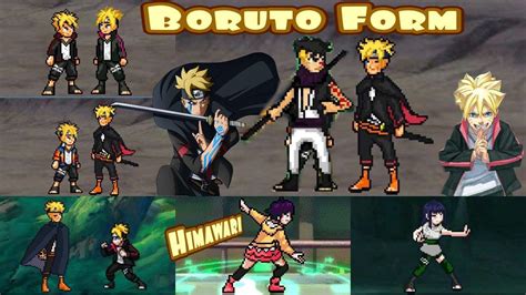 All Boruto Forms Naruto Shippuden Storm Road To Boruto Mugen Youtube