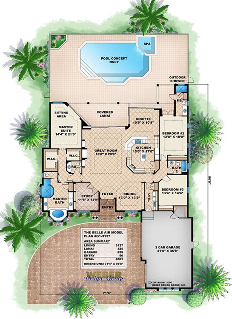 These homes typically include large windows to take in views, square footage dedicated to outdoor living spaces, and oftentimes the main floor is raised off the ground on a stilt base, so floodwaters or waves do not. Tropical House Plans: Coastal & Tropical Island Beach ...