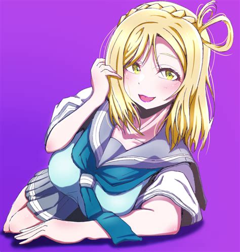 Ohara Mari Love Live Love Live Sunshine Artist Request Highres 1girl Artist Name