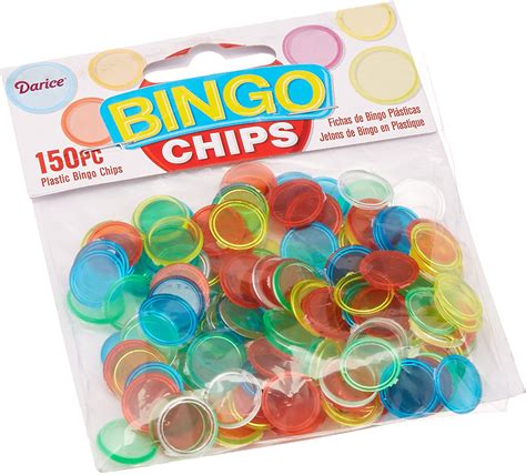 Darice 1096 68150 Piece Plastic Bingo Chip Toys And Games