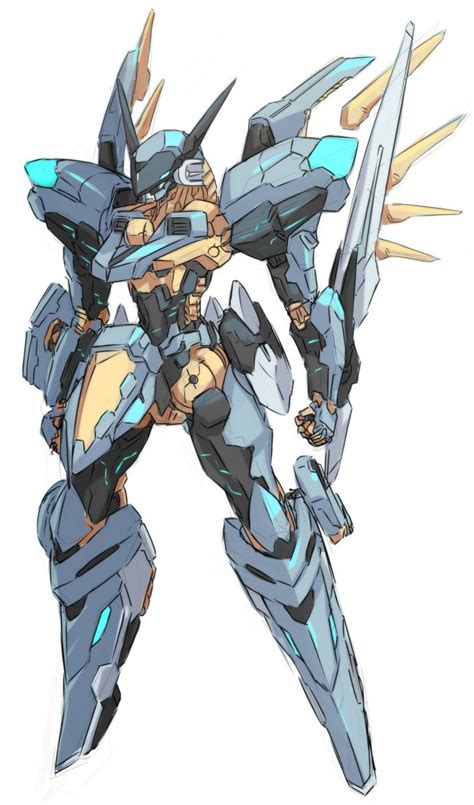 Karukan Monjya Jehuty Zone Of The Enders Arm Blade Blue Eyes