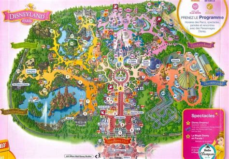 Mapa Disneyland Paris Blog Camping