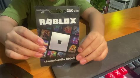 รีวิว Roblox Tcard สอนใส่ Code ได้ Robux สุ่มไอเท็มพิเศษ ซื้อที่ 7