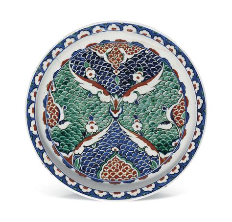 An Iznik Pottery Dish Ottoman Turkey Circa Christie S