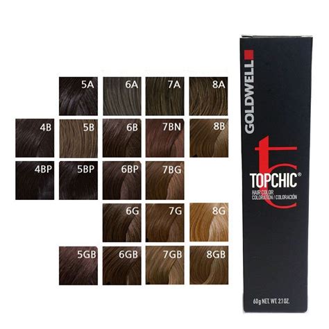 Goldwell Topchic Color Chart