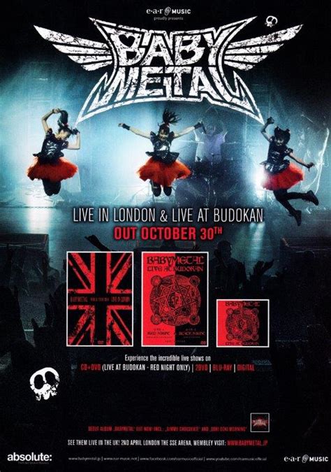 Babymetal Live In London And Live At Budokan Poster