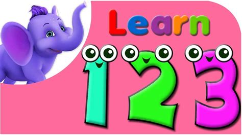 Lets Learn Numbers Preschool Learning Youtube