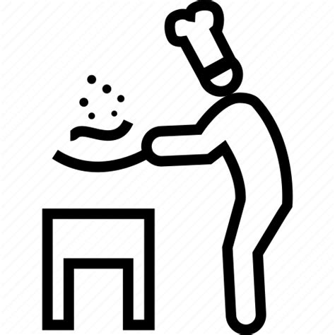 Chef Cooking Food Preparation Kitchen Icon