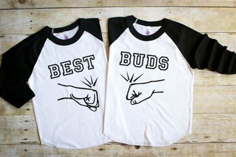 Sibling Shirt Set Best Friends Shirts Best Buddies Shirts Boy