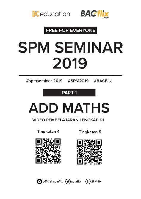 When i sat for spm additional mathematics 2016, i had a system on how i was going to answer the paper. Spm Add Math 2019 Question Paper Pdf