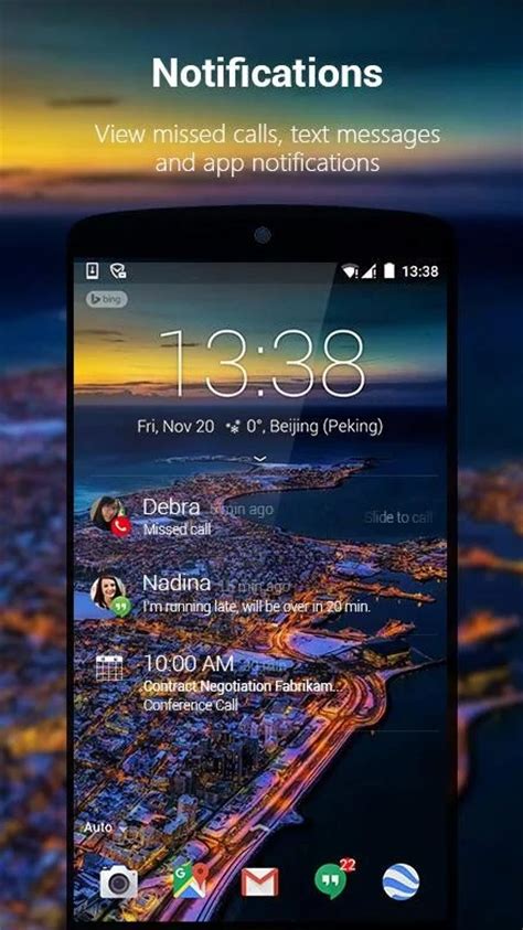 Microsoft Updates Next Lock Screen For Android With