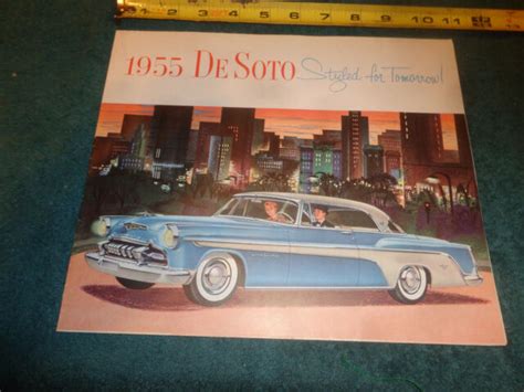 1955 Desoto Sales Brochure Original De Soto Dealer Folder Ebay