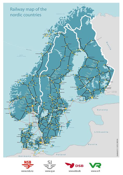 Scandinavia Map Acp Rail