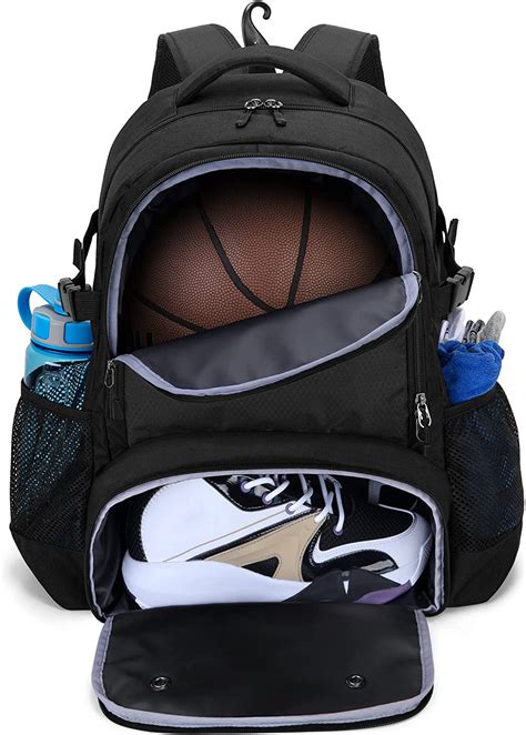 Dsleaf Basketball Rucksack Fußball Rucksack Mit Ballfach And Schuhfach