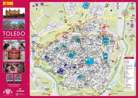 Mapa TurÍstico De Toledo 2023 Planos Para Viajes Por España