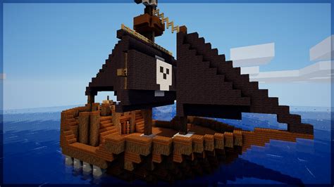 Minecraft Como Construir Um Barco Pirata Youtube