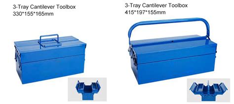 Metal Cantilever Tool Box 3 Tray5 Tray