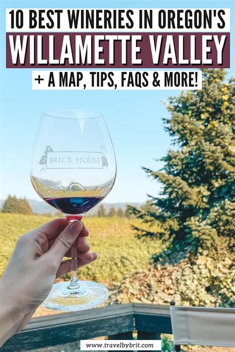 10 Best Wineries To Visit In The Willamette Valley Map