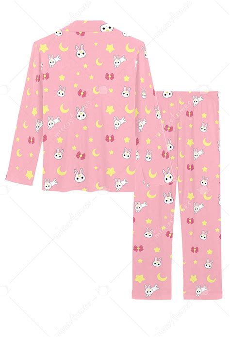 Tsukino Usagi Derivative Nightwear Sailor Moon Pajama Set Top Quality Long Sleeve And Pants