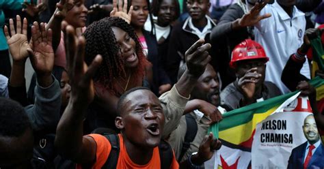 Tensions Rise In Harare As Zimbabweans Await Election Outcome The Irish Times