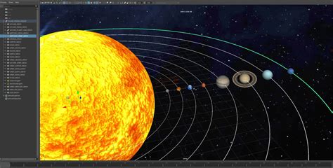 Solar System 3d Model In Planets 3dexport