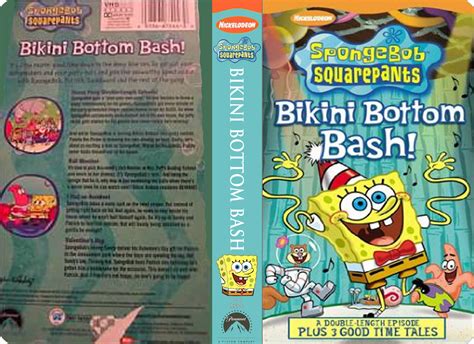 Spongebob Squarepants Bikini Bottom Bash Vhs Animated Nickelodeon My