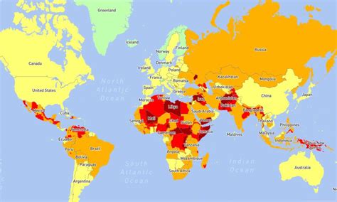 The Most Dangerous Countries In The World For 2021 Revealed