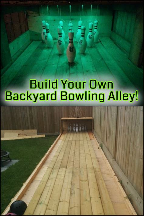 Build Your Own Backyard Bowling Alley DIY Bowling Alley Diy