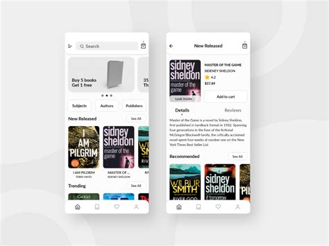 Book Store App Ui Concept Uplabs