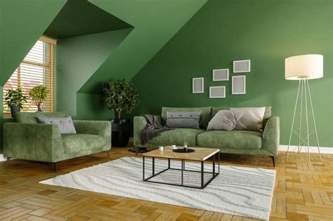 Dark Green Walls Living Room Ideas