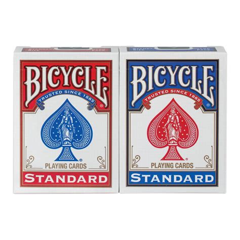 Bicycle Standard Rider Back Playing Cards 2 Pack Of Playing Cards Red