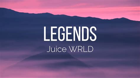 Juice Wrld Legends Lyrics Tribute Youtube