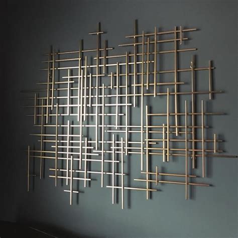 36 x30 mid century metal wall décor gold project 62™ decorative wall sculpture gold wall