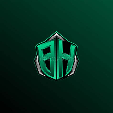 Initial Bh Logo Design Initial Bh Logo Design With Circle Style Logo