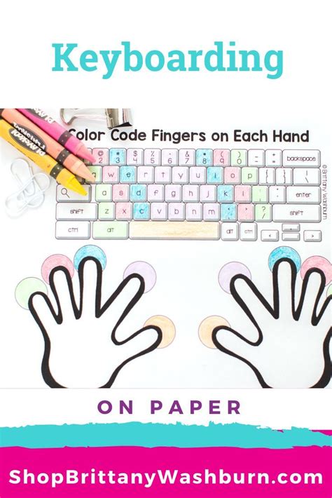 Typing Practice Printable Keyboard Pages Elementary Computer Lab