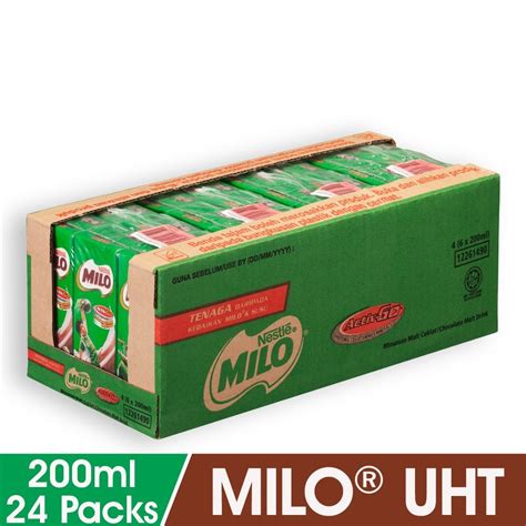 Nestle Milo Activ Go Rtd Ml X Packs Shopee Malaysia
