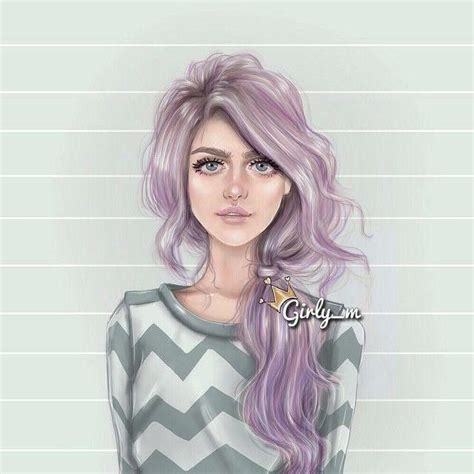 Girly Amazing Drawings Cool Drawings Drawing Faces Girlym Art