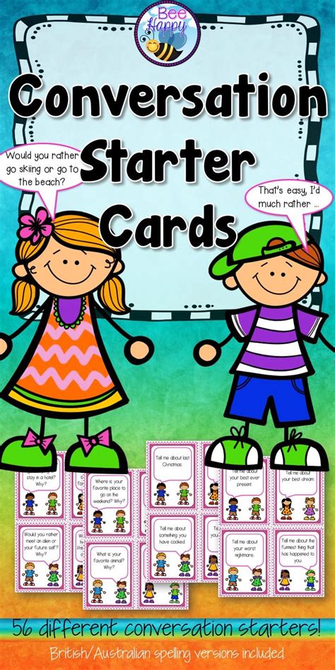 Conversation Starter Cards Boom Cards Conversation Starters