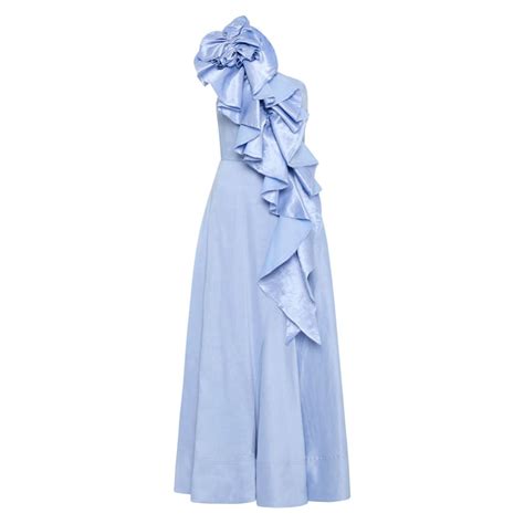 Aje Blue Dress Designer Midi And Maxi Dresses Coveti