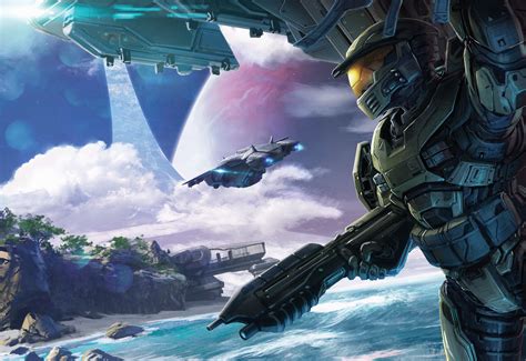 Halo Conflict Artwork 5k Hd Games 4k Wallpapers Images Backgrounds