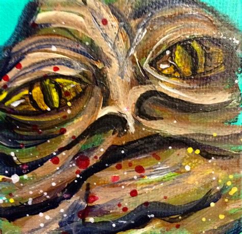 Jabba The Hut Painting By Mg Stout Fine Art America