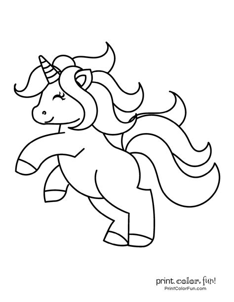 Cute Magical Unicorn Vector Illustration 1213397 Vector Art At Vecteezy